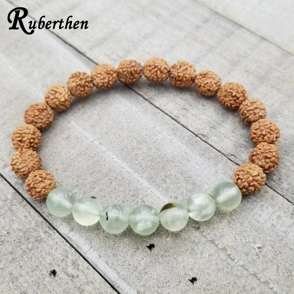 Ruberthen Hot Sale Women`s Bracelet Natural P-rehnite Rudraksha Beaded Bracelet Chakra Healing Yoga Jewelry Free Shipping
Ruberthen Hot Sale Women`s Bracelet Natural P-rehnite Rudraksha Beaded Bracelet Chakra Healing Yoga Jewelry Free Shipping