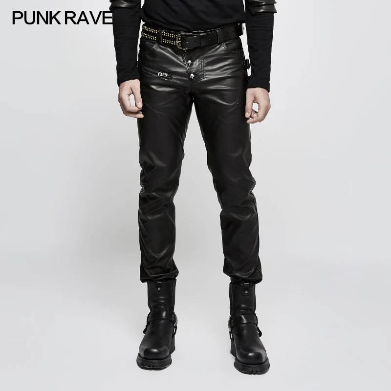 Punk Rave Punk Rave Mens Pants Fashion Street Style Faux Leather Pants Trousers personality Hip Hop Long Pants
Punk Rave Punk Rave Mens Pants Fashion Street Style Faux Leather Pants Trousers personality Hip Hop Long Pants