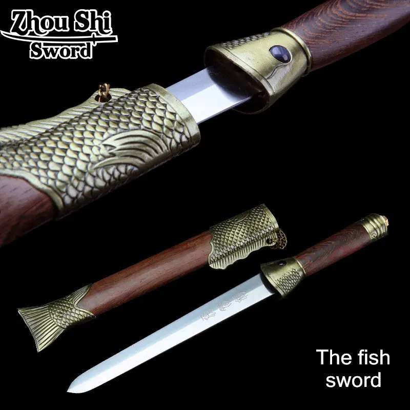 authentic chinese Antique sword The fish sword The top ten Sword Exquisite design Home Decorative Collectibles
authentic chinese Antique sword The fish sword The top ten Sword Exquisite design Home Decorative Collectibles