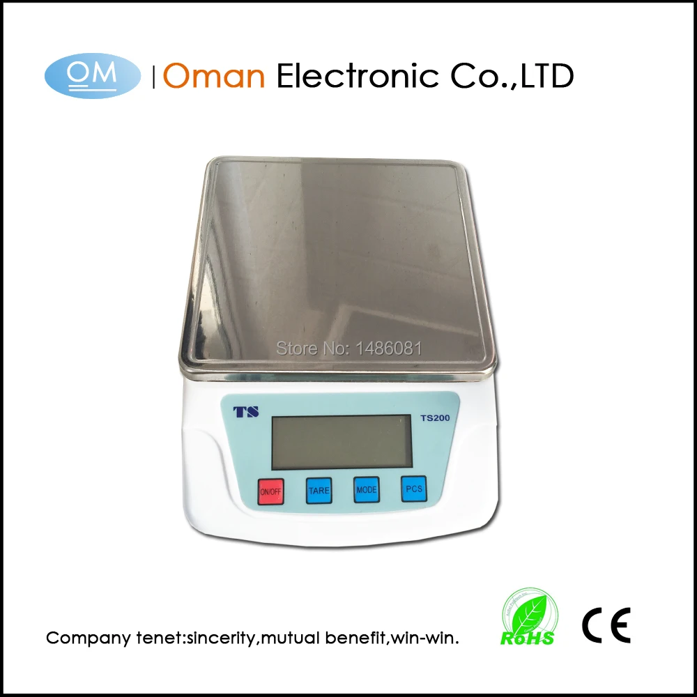 Oman-T200 10kg/1g Digital Postal Cooking Food Diet Grams Kitchen Scale OZ LB 5000g
Oman-T200 10kg/1g Digital Postal Cooking Food Diet Grams Kitchen Scale OZ LB 5000g