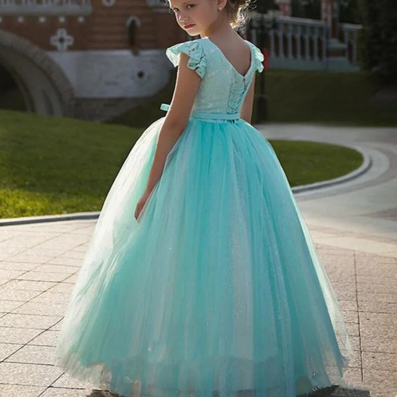 Elegant Princess Dress with Belt Spaekly Tulle Flower Girl Dress For Special Occasion Girls Pageant Gowns Lace Up Back Vestidolx
Elegant Princess Dress with Belt Spaekly Tulle Flower Girl Dress For Special Occasion Girls Pageant Gowns Lace Up Back Vestidolx