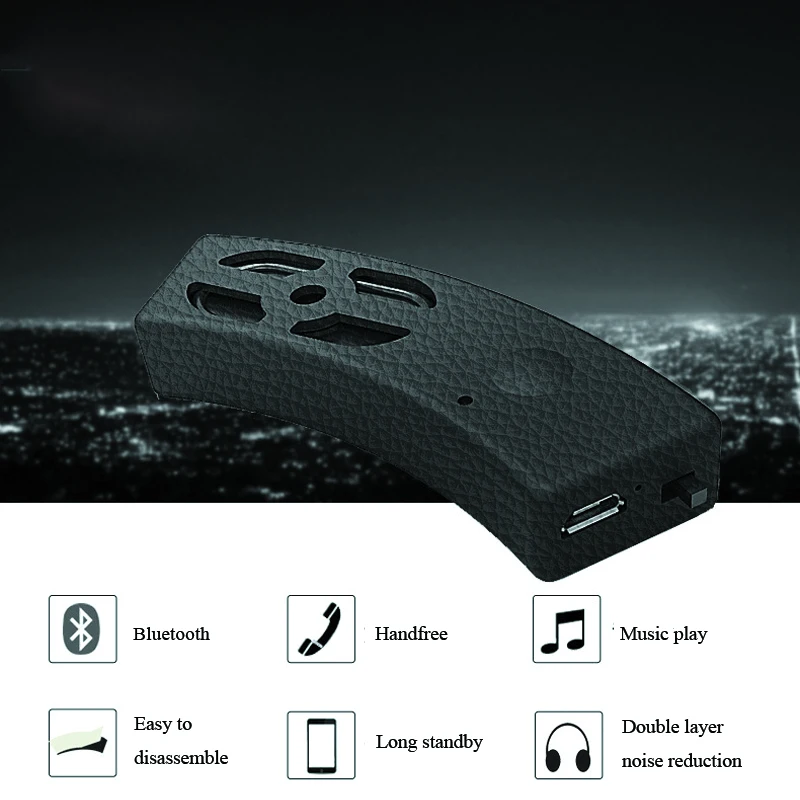 Portable Bluetooth Wireless Speaker Black Helmet Dual Stereo Buit-in Microphone Hands-free Calls Waterproof Music Player | Автомобили и