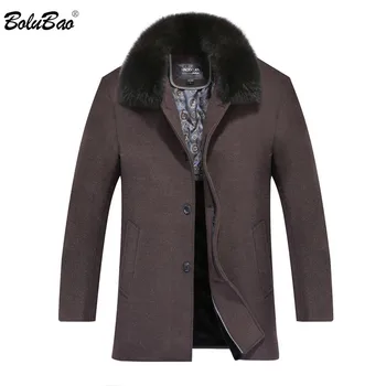 BOLUBAO Winter Brand Men Casual Wool Coat Men's Solid Color Coat Male Comfortable Wool Blends Overcoat (Fur Collar Detachable)
BOLUBAO Winter Brand Men Casual Wool Coat Men's Solid Color Coat Male Comfortable Wool Blends Overcoat (Fur Collar Detachable)