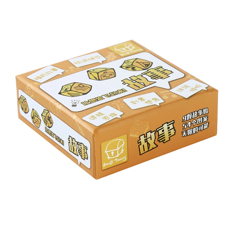 Party Games Story Dice Puzzle Board Game Telling Story Metal Boxes Family/Party/Friends Parents Children Funny Toys
Party Games Story Dice Puzzle Board Game Telling Story Metal Boxes Family/Party/Friends Parents Children Funny Toys