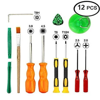 Ruitroliker 10sets 3.8 mm 4.5 mm Security Screwdriver Game Bit Tool Set Full Tool Kit for Switch WII 3DS NES SNES NDSL GBA
Ruitroliker 10sets 3.8 mm 4.5 mm Security Screwdriver Game Bit Tool Set Full Tool Kit for Switch WII 3DS NES SNES NDSL GBA