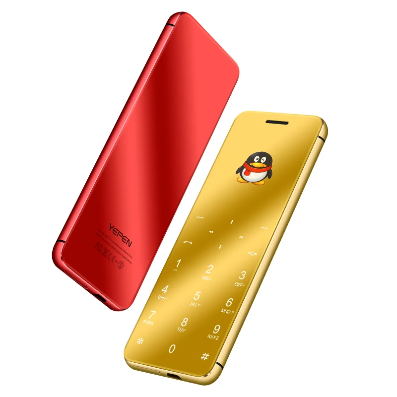 Ultrathin Metal Body YEPEN N2 Luxury Mini Card Phone 1.67" Mobile CellPhones Bluetooth With Free Case Double Mirror Touch Keypad
Ultrathin Metal Body YEPEN N2 Luxury Mini Card Phone 1.67" Mobile CellPhones Bluetooth With Free Case Double Mirror Touch Keypad