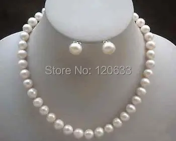 7-8mm White Akoya Cultured Pearl Necklace Earring 18" hook wholesale women's jewelry natural Luxury Ms. girl Wedding Jewelry
7-8mm White Akoya Cultured Pearl Necklace Earring 18" hook wholesale women's jewelry natural Luxury Ms. girl Wedding Jewelry