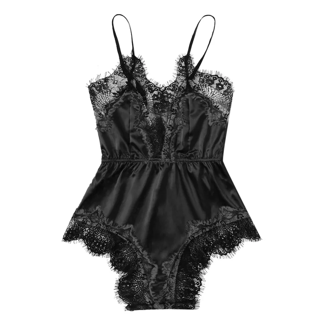 Bra Sexy Woman Sleep Wear Black Lace V Neck Sleeveless Lingerie Underpant Siamese Sleepwear Bodysuit Babydoll Seksi Gecelik
Bra Sexy Woman Sleep Wear Black Lace V Neck Sleeveless Lingerie Underpant Siamese Sleepwear Bodysuit Babydoll Seksi Gecelik
