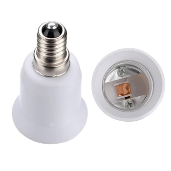 1Pcs New Fireproof Material E27 to E14 lamp Holder Converter Socket Conversion light Bulb Base type Adapter
1Pcs New Fireproof Material E27 to E14 lamp Holder Converter Socket Conversion light Bulb Base type Adapter