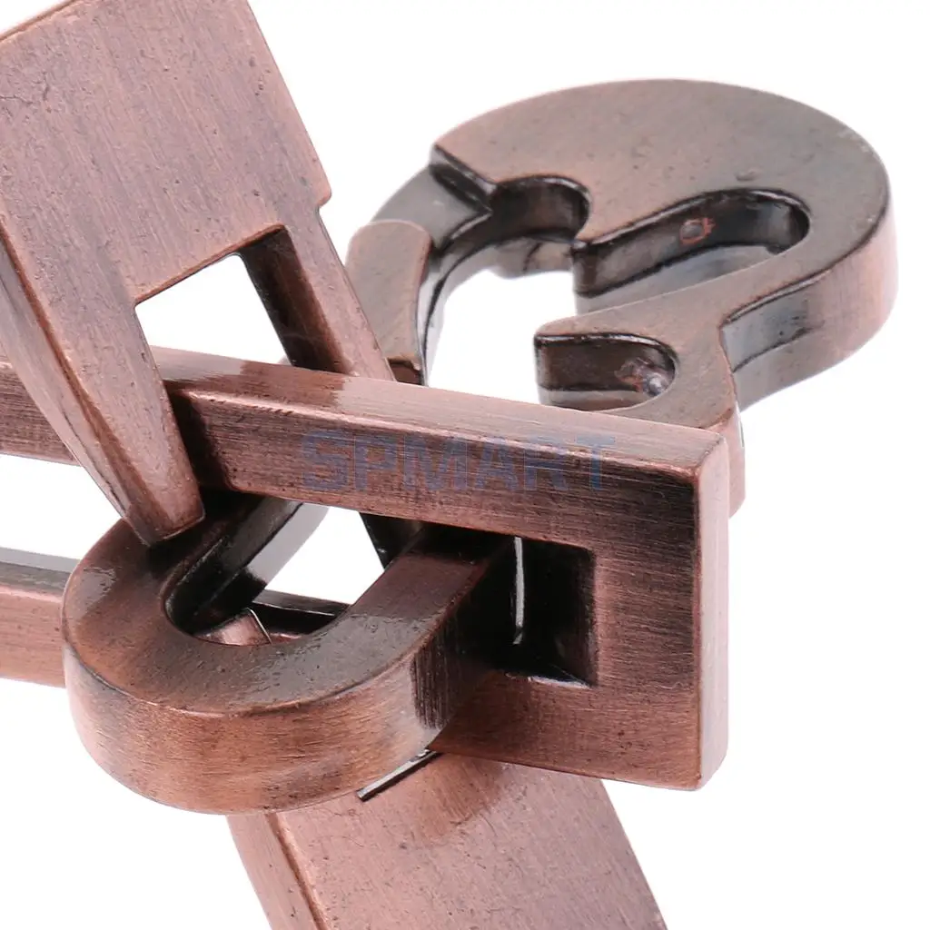 Plane Lock Puzzle Classic Metal Brain Teaser IQ EQ Intellectual Test Toys for Kids Adults Children Birthday Funny Gift