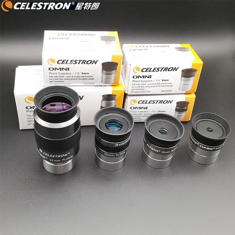 CELESTRON 1.25 Eyepiece Kit 6/9/15/32mm 50 De Wide Angle Fully Coated Eyepiece Kit for Astronomy Monocular Telescope Accessories
CELESTRON 1.25 Eyepiece Kit 6/9/15/32mm 50 De Wide Angle Fully Coated Eyepiece Kit for Astronomy Monocular Telescope Accessories