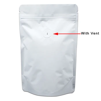 300Pcs White Black Matte Stand Up Pure Aluminum Foil Zipper Packaing Bag Self Seal Mylar Foil Food Packing Pouch with Vent Valve
300Pcs White Black Matte Stand Up Pure Aluminum Foil Zipper Packaing Bag Self Seal Mylar Foil Food Packing Pouch with Vent Valve