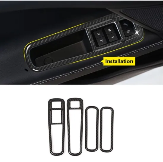 4Pcs Carbon Fiber Style ABS Plastic Door Side Storage Box Frame Trim For Jaguar XE X760 2016-2018 Car Accessories
4Pcs Carbon Fiber Style ABS Plastic Door Side Storage Box Frame Trim For Jaguar XE X760 2016-2018 Car Accessories