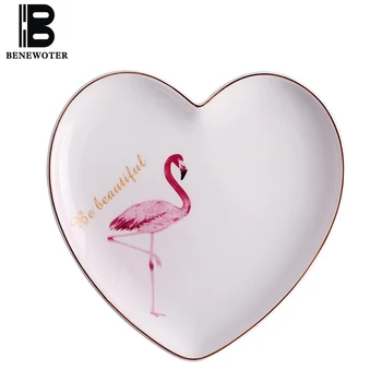 Creative Boutique Heart Shape Flamingo Tableware Fashion Breakfast Plate Ceramics Dinner Plate Fruit Salad Sushi Dish Dinnerware
Creative Boutique Heart Shape Flamingo Tableware Fashion Breakfast Plate Ceramics Dinner Plate Fruit Salad Sushi Dish Dinnerware