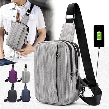 2019 New Crossbody Bags For Men Oxford Cloth Chest Bag USB Charging Interface Leisure Multi-function Bag bandolera hombre #C
2019 New Crossbody Bags For Men Oxford Cloth Chest Bag USB Charging Interface Leisure Multi-function Bag bandolera hombre #C