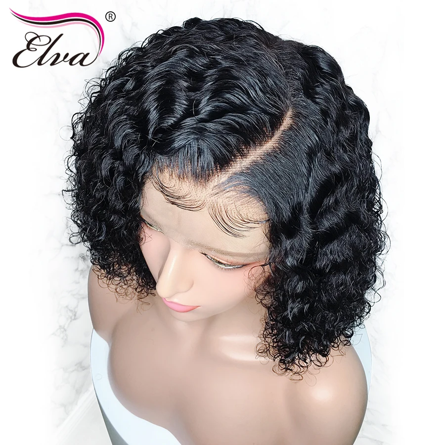 Brazilian 360 Lace Frontal Wig Pre Plucked With Baby Hair Elva Remy Human Hair Wigs For Women 150%/180%/250% Density Curly Wig
Brazilian 360 Lace Frontal Wig Pre Plucked With Baby Hair Elva Remy Human Hair Wigs For Women 150%/180%/250% Density Curly Wig