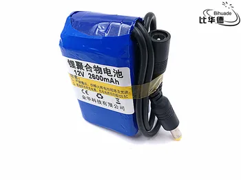 12V 2600mah lithium battery Rechargeable DC battery polymer batteria For monitor motor LED light outdoor spare Battery
12V 2600mah lithium battery Rechargeable DC battery polymer batteria For monitor motor LED light outdoor spare Battery