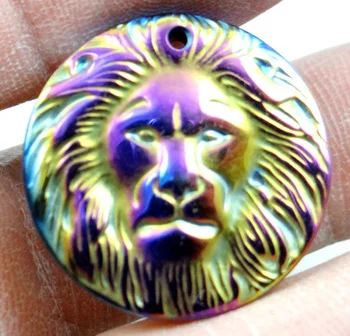 46*28MM Wholesale Natural stone Titanium Hematite stone Lion head pendant Jewelry Making charms Gem necklace 3pcs
46*28MM Wholesale Natural stone Titanium Hematite stone Lion head pendant Jewelry Making charms Gem necklace 3pcs