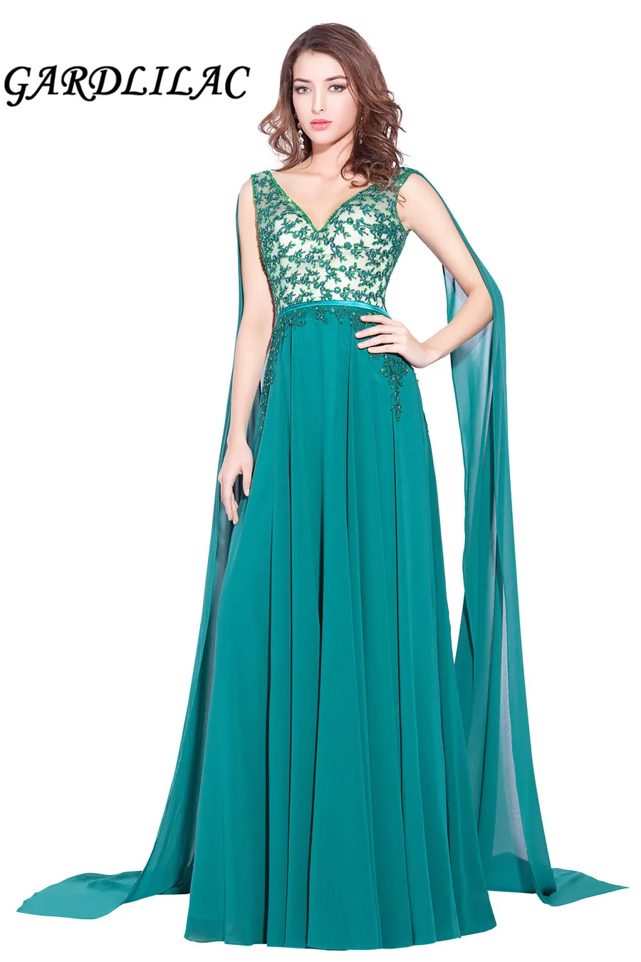 chiffon applique beading v-neck green long evening dress with straps formal party dress vestidolongo
chiffon applique beading v-neck green long evening dress with straps formal party dress vestidolongo