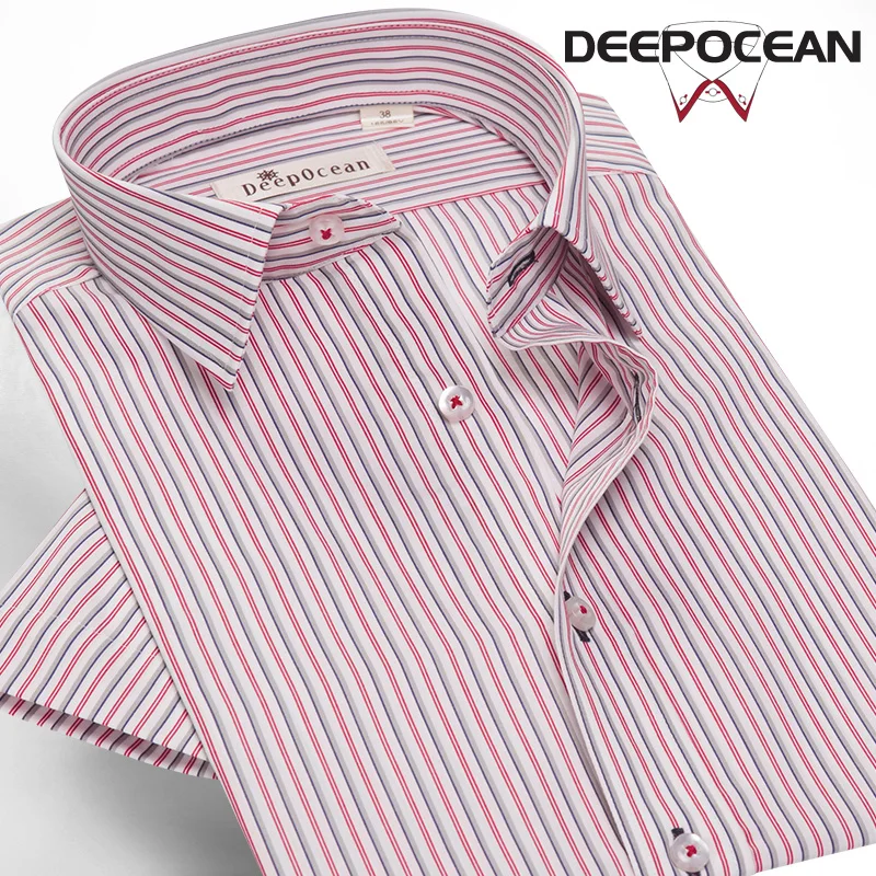Deepocean Brand Men Shirts Pink Striped Fashion Men Tops Short Shirts Yuppie Casual Cotton Shirts Camisa Masculina X72005S
Deepocean Brand Men Shirts Pink Striped Fashion Men Tops Short Shirts Yuppie Casual Cotton Shirts Camisa Masculina X72005S