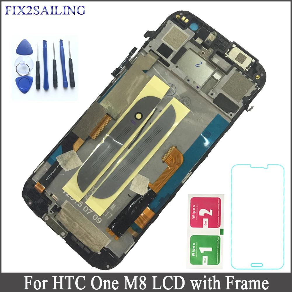 Fix2sailing LCD Display with Frame For HTC One M8 LCD Display Touch Screen Digitizer Replacement For HTC M8 831c 5''
Fix2sailing LCD Display with Frame For HTC One M8 LCD Display Touch Screen Digitizer Replacement For HTC M8 831c 5''