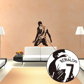 Sports Theme Wall Decals Football Star Cristiano Ronaldo Stickers For Bars School Children`s Room And Livingroom Eco-friendly
Sports Theme Wall Decals Football Star Cristiano Ronaldo Stickers For Bars School Children`s Room And Livingroom Eco-friendly