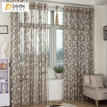 DIHIN HOME New Arrival Window Screening tulle leaf nature modern curtains for living room chinese sheer curtain
DIHIN HOME New Arrival Window Screening tulle leaf nature modern curtains for living room chinese sheer curtain