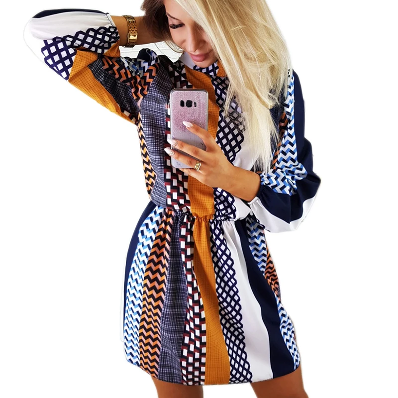Autumn Bohemian Printed Dresses Womens Turtleneck Long Sleeve Robes Casual Loose Tunic Dresses Pattern Vestidos SJ459U
Autumn Bohemian Printed Dresses Womens Turtleneck Long Sleeve Robes Casual Loose Tunic Dresses Pattern Vestidos SJ459U