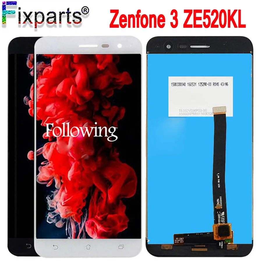 Экран 5 2 дюйма супер IPS + дисплей для ASUS Zenfone 3 ZE520KL ЖК-дисплей сенсорный экран
