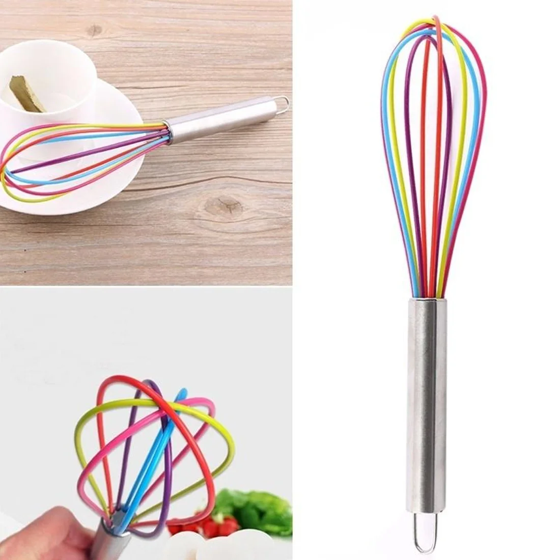 Drink Whisk Mixer Egg Beater Silicone Egg Beaters Kitchen Tools Colorful Handheld Egg Mixer Cooking Foamer Cook Blender
Drink Whisk Mixer Egg Beater Silicone Egg Beaters Kitchen Tools Colorful Handheld Egg Mixer Cooking Foamer Cook Blender