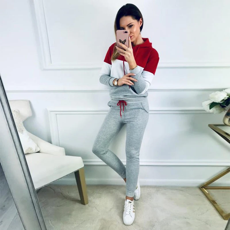 Patchwork Hoodies 2 Piece Set Women Tracksuits Autumn Winter Plus Size Sweatshirt Pullover Pants Suits Two Piece Casual Outfit
Patchwork Hoodies 2 Piece Set Women Tracksuits Autumn Winter Plus Size Sweatshirt Pullover Pants Suits Two Piece Casual Outfit