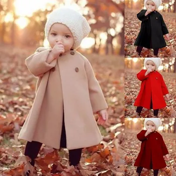 Winter Newborn Baby Girls Woolen Jacket Infant Girls Solid Coat Children Kids Cloak Like Outerwear Girls Cardigan INS hot sale
Winter Newborn Baby Girls Woolen Jacket Infant Girls Solid Coat Children Kids Cloak Like Outerwear Girls Cardigan INS hot sale