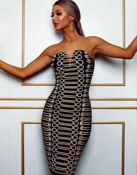 New Arrival Women Sexy Strapless Rayon Bodycon Bandage Dress 2017 Elegant Celebrity Party Dresses
New Arrival Women Sexy Strapless Rayon Bodycon Bandage Dress 2017 Elegant Celebrity Party Dresses