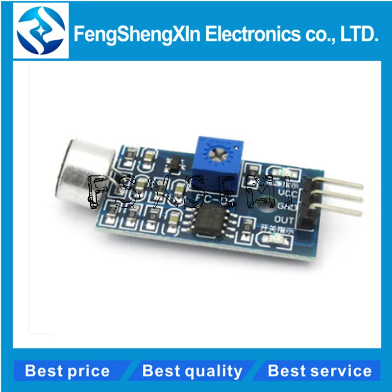 5pcs 3pin Voice Sound Detection Sensor Module Intelligent Smart Vehicle Robot Helicopter Airplane Aeroplane Car for arduino | Электронные