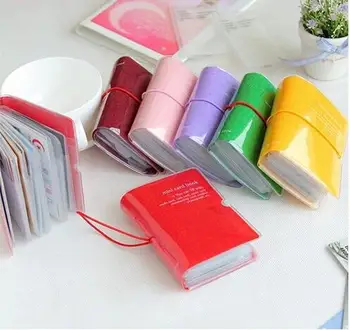 32 Card Position Mini Card Book Credit/Name/Bank/Cash/Coupon/Business Cards Holder 5 Colors Mini PVC Card Case
32 Card Position Mini Card Book Credit/Name/Bank/Cash/Coupon/Business Cards Holder 5 Colors Mini PVC Card Case
