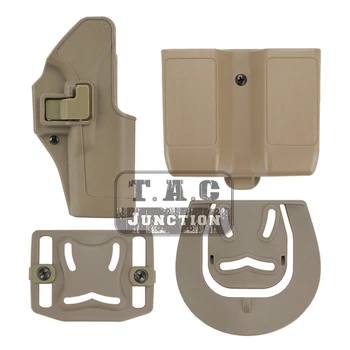 Tactical CQC Serpa Quick Right Hand Paddle Belt Loop Pistol Gun Holster w/ Magazine Pouch Mag Case for Glock 17 19 22 23 31 32
Tactical CQC Serpa Quick Right Hand Paddle Belt Loop Pistol Gun Holster w/ Magazine Pouch Mag Case for Glock 17 19 22 23 31 32