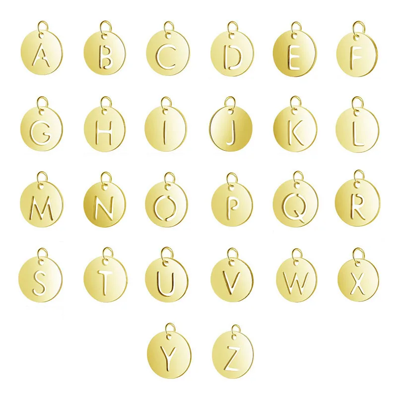 Allergy Free Stainless Steel Letter Necklace Small Round Hollow Initial Necklace Pendants DIY Jewelry Making Accessories
Allergy Free Stainless Steel Letter Necklace Small Round Hollow Initial Necklace Pendants DIY Jewelry Making Accessories