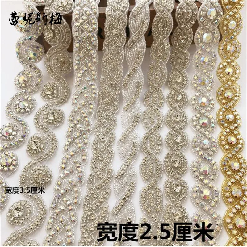 1Yard Bling Bling Handmade Iron On AB Crystal Clear Rhinestone Applique Trimming for Wedding Ornaments Baby Girl Hair Accessory
1Yard Bling Bling Handmade Iron On AB Crystal Clear Rhinestone Applique Trimming for Wedding Ornaments Baby Girl Hair Accessory