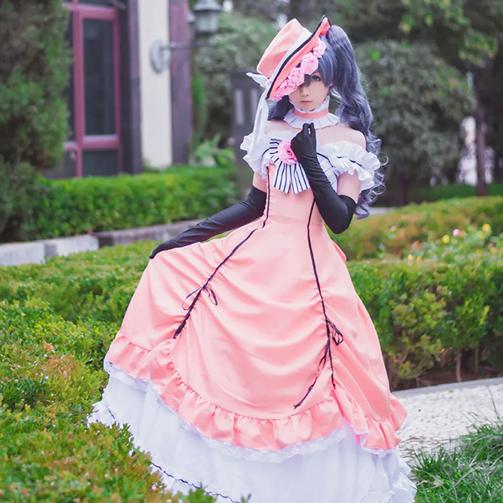 RainbowCos0 Free Shipping Cosplay Costume Black Butler Ciel Phantomhive Dress Wig Uniform Top Skit Game Anime Halloween
RainbowCos0 Free Shipping Cosplay Costume Black Butler Ciel Phantomhive Dress Wig Uniform Top Skit Game Anime Halloween