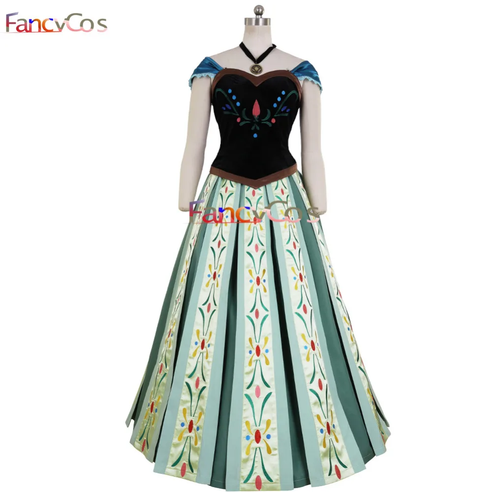 Halloween Women's Anna Dress Embroidery Costume Cosplay Adult Dress Girl Dress Anime movie costume Custom Made
Halloween Women's Anna Dress Embroidery Costume Cosplay Adult Dress Girl Dress Anime movie costume Custom Made