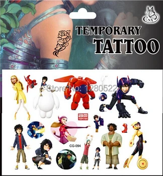 3pcs/lot 2015 Temporary Tattoo sticker baymax BIG BIG HERO 6 carton sticker for kids tatoo body art fake tattoo tatouagem
3pcs/lot 2015 Temporary Tattoo sticker baymax BIG BIG HERO 6 carton sticker for kids tatoo body art fake tattoo tatouagem