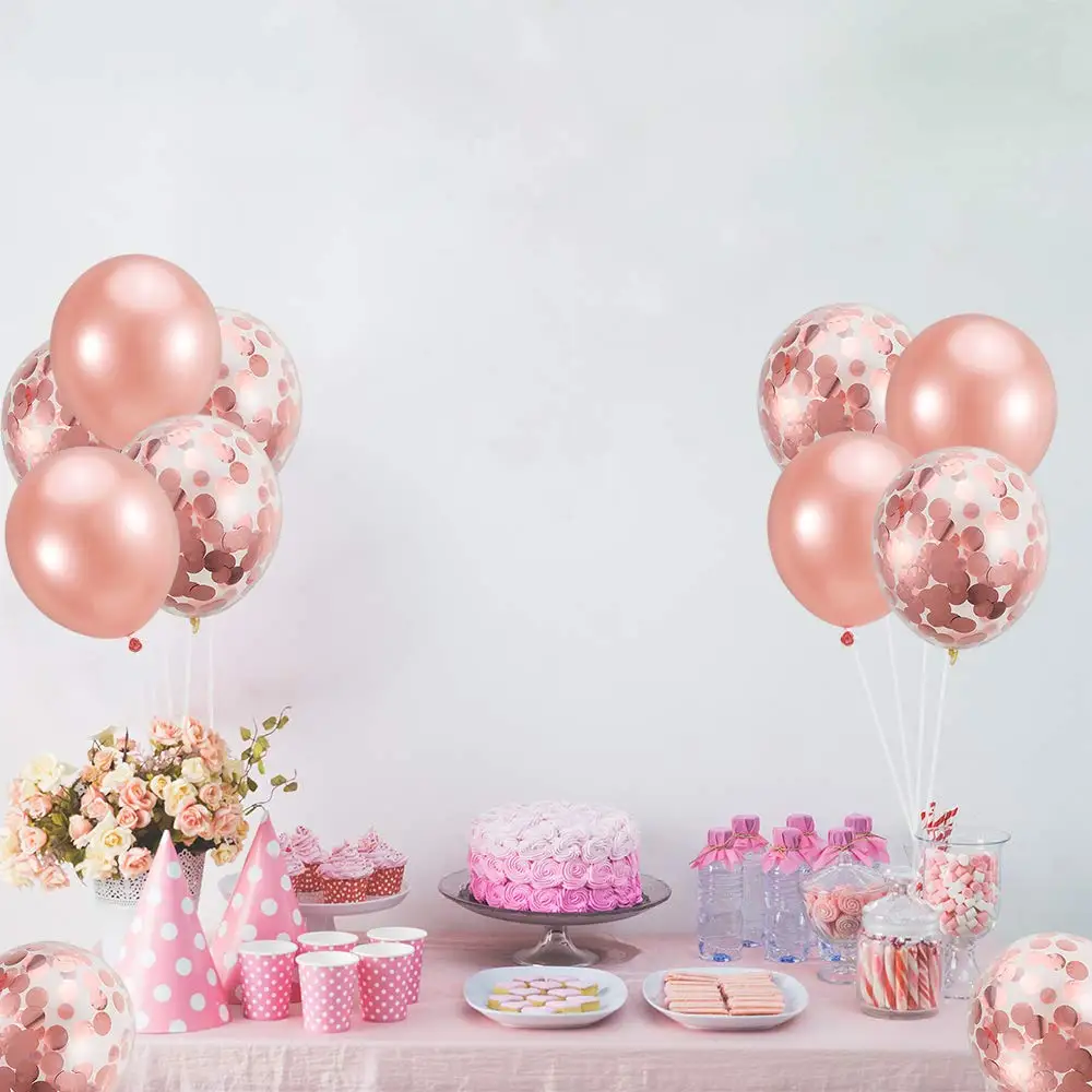 20 шт 12 дюймов латексные конфетти Воздушные шары Декорации с днем рождения Дети