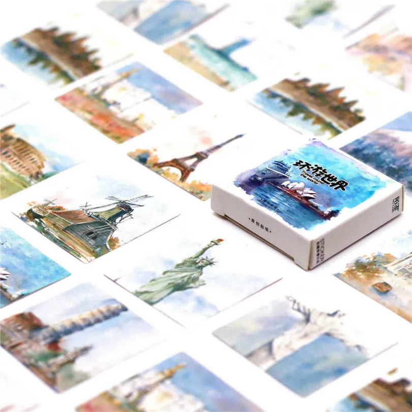 LOLEDE New 45pcs/set Sightseeing Notebook Diary Drawing Painting Graffiti Cover Paper Memo Pad Office School Supplies Gift
LOLEDE New 45pcs/set Sightseeing Notebook Diary Drawing Painting Graffiti Cover Paper Memo Pad Office School Supplies Gift