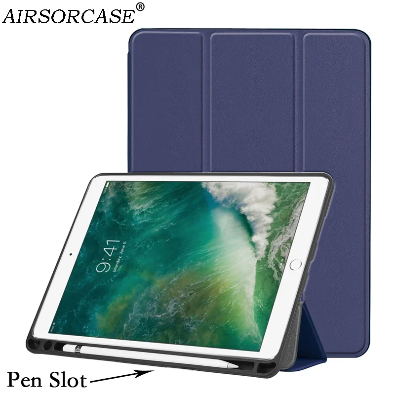 With Pen Slot Solid Suede Leather Cases for Apple iPad Pro 10.5 2017 Tablet Case Kickstand TPU Back Cover Smart Protective Shell
With Pen Slot Solid Suede Leather Cases for Apple iPad Pro 10.5 2017 Tablet Case Kickstand TPU Back Cover Smart Protective Shell