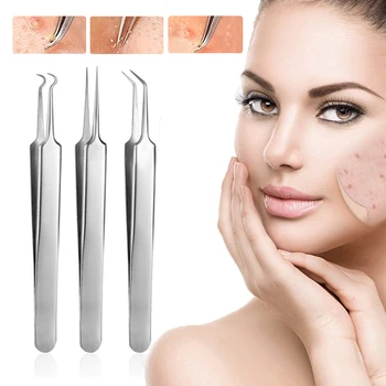 Blackhead Extractor Tools Stainless Steel Blackhead Remover Tweezer for Pimple Blemish Acne Black Spots Comedone Remover Kit
Blackhead Extractor Tools Stainless Steel Blackhead Remover Tweezer for Pimple Blemish Acne Black Spots Comedone Remover Kit
