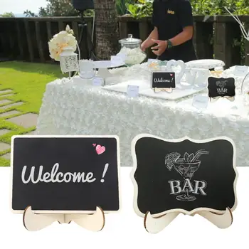 10pcs/set Mini Blackboard Wooden Chalkboards Desktop Message Memo Chalk Board Wedding Signature Plate
10pcs/set Mini Blackboard Wooden Chalkboards Desktop Message Memo Chalk Board Wedding Signature Plate