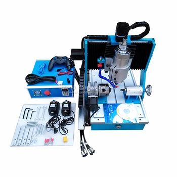 USB port linear guideway 4axis DIY mini CNC 3040 CNC Router Engraver Ball Screw Cutting Milling Engraving Machine with cutter
USB port linear guideway 4axis DIY mini CNC 3040 CNC Router Engraver Ball Screw Cutting Milling Engraving Machine with cutter