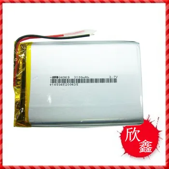 3.7V lithium battery polymer battery 804969 3100mAh MP3/4/5 mobile power spot Rechargeable Li-ion Cell
3.7V lithium battery polymer battery 804969 3100mAh MP3/4/5 mobile power spot Rechargeable Li-ion Cell