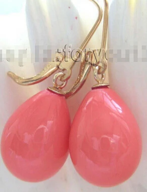 Natural 16mm Pink Drip Shell Pearl Earrings !>Lovely Fine Nobility Lady's Women's Earrings
Natural 16mm Pink Drip Shell Pearl Earrings !>Lovely Fine Nobility Lady's Women's Earrings