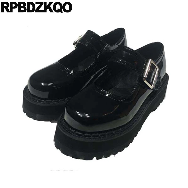 platform black muffin thick sole creepers japanese mori girl patent leather elevator wedge designer shoes women luxury 2019
platform black muffin thick sole creepers japanese mori girl patent leather elevator wedge designer shoes women luxury 2019